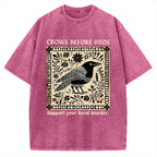 Crows Before Bros Vintage Washed T-shirt