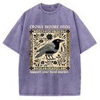 Crows Before Bros Vintage Washed T-shirt