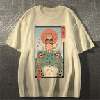 Cat Frog Japanese Style Classic Tee