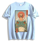 Cat Frog Japanese Style Classic Tee