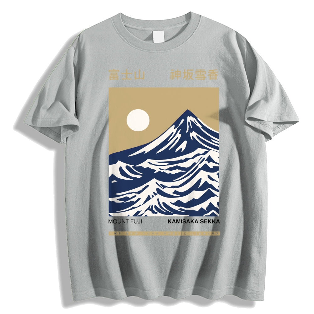 Mount Fuji Kamisaka Sekka Japanese Style Classic Tee