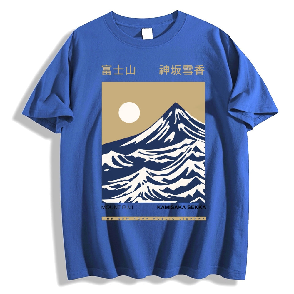 Mount Fuji Kamisaka Sekka Japanese Style Classic Tee