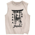 Nara Japan Vintage Distressed Washed Tank Top