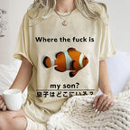 Fish Looking For Son Washed T-Shirt