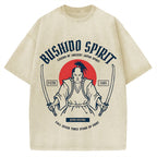 Bushido Spirit Samurai Vintage Washed T-shirt