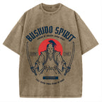 Bushido Spirit Samurai Vintage Washed T-shirt
