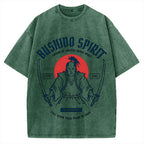 Bushido Spirit Samurai Vintage Washed T-shirt