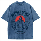 Bushido Spirit Samurai Vintage Washed T-shirt