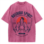 Bushido Spirit Samurai Vintage Washed T-shirt