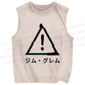 Unisex Jim Grem Printed Washed Tank Top