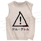 Unisex Jim Grem Printed Washed Tank Top