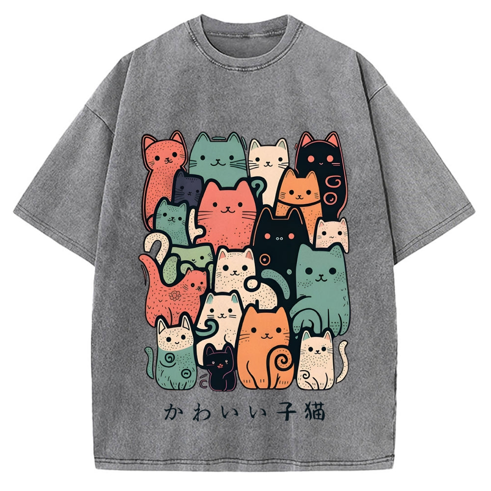 Cute kitten Vintage Washed T-shirt
