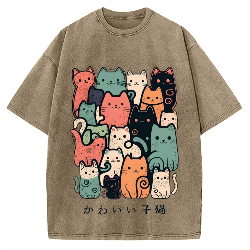 Cute kitten Vintage Washed T-shirt