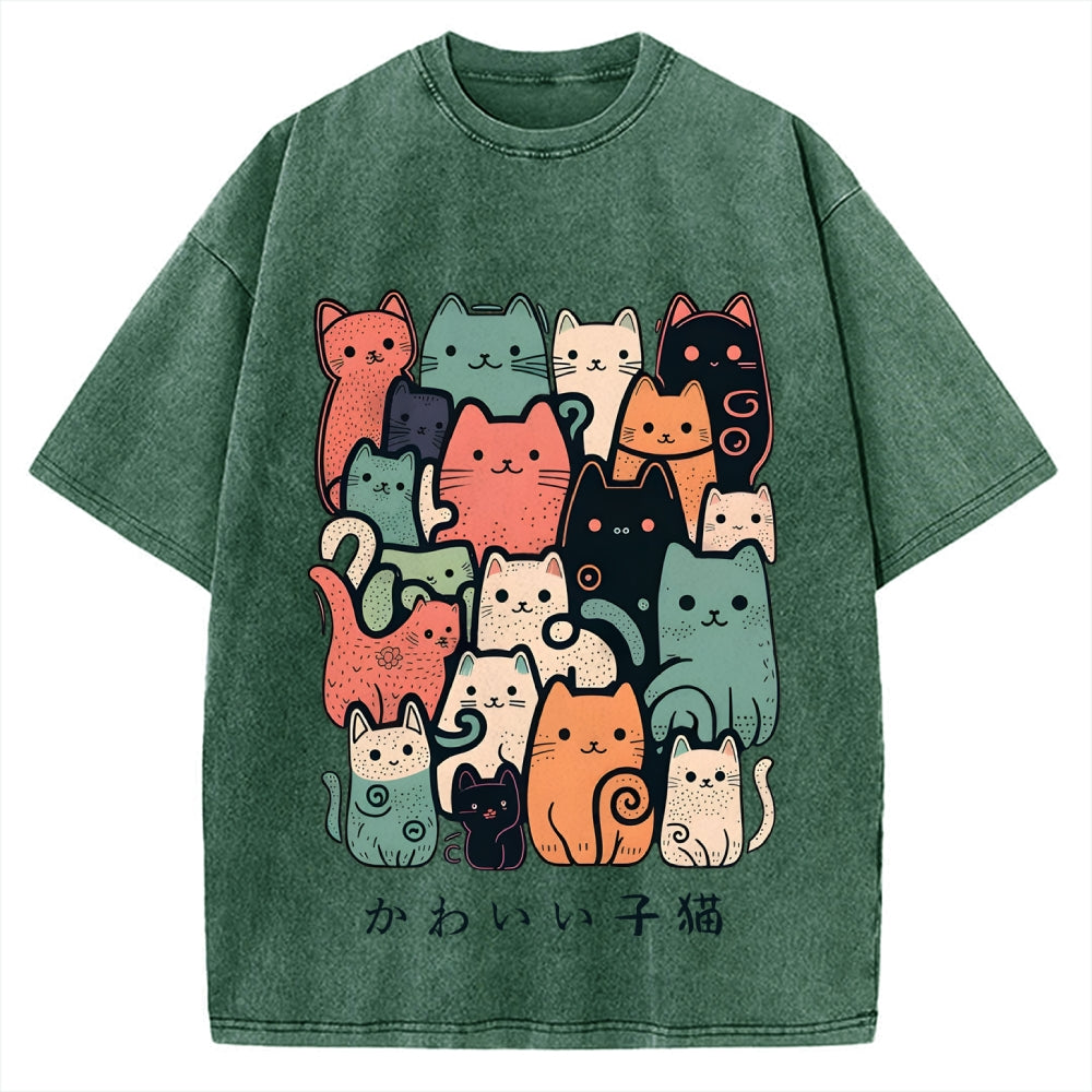 Cute kitten Vintage Washed T-shirt