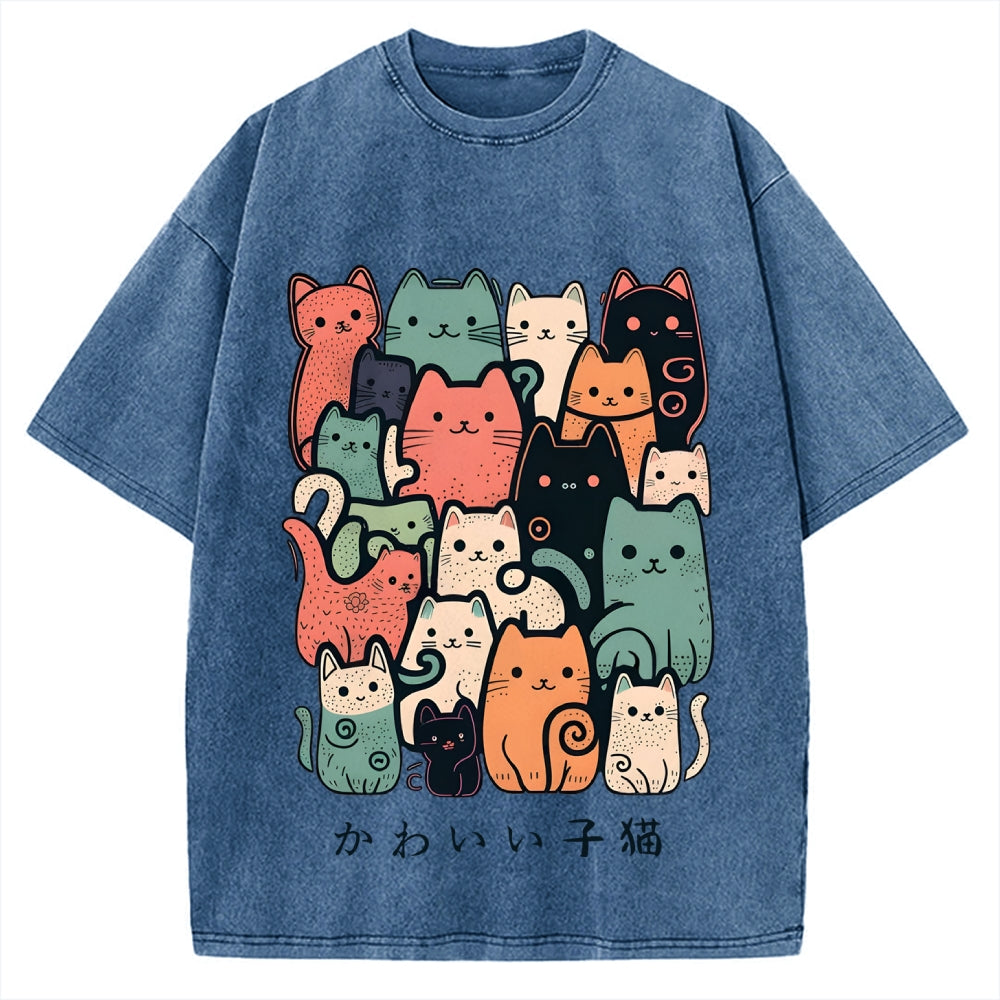 Cute kitten Vintage Washed T-shirt