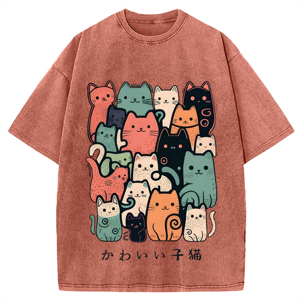 Cute kitten Vintage Washed T-shirt