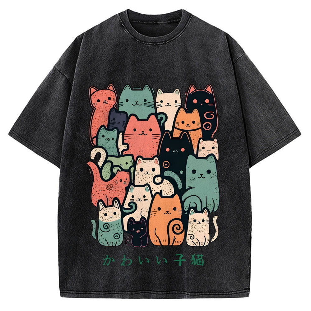 Cute kitten Vintage Washed T-shirt