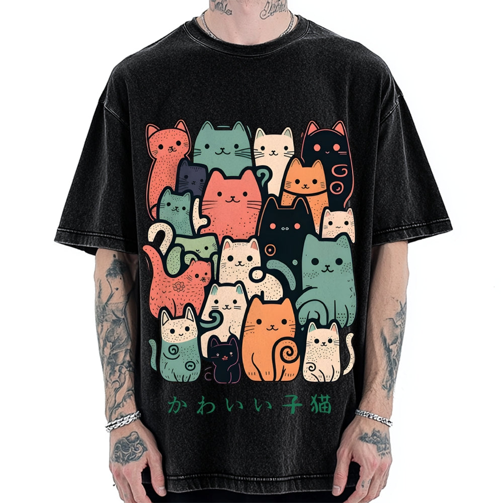 Cute kitten Vintage Washed T-shirt
