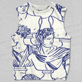 Unisex Art Plaster Statue Printed Tank Top