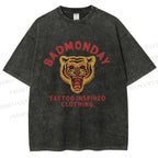 Unisex Bad Monday Printed Washed Tee