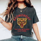 Unisex Bad Monday Printed Washed Tee