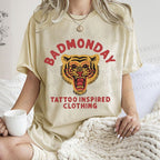 Unisex Bad Monday Printed Washed Tee