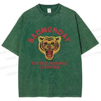 Unisex Bad Monday Printed Washed Tee
