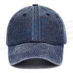 Unisex I will not elaborate Smoking Wolf Vintage Casual Washed Cap