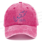 Unisex I will not elaborate Smoking Wolf Vintage Casual Washed Cap