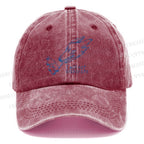 Unisex I will not elaborate Smoking Wolf Vintage Casual Washed Cap