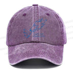 Unisex I will not elaborate Smoking Wolf Vintage Casual Washed Cap