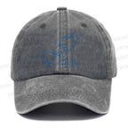 Unisex I will not elaborate Smoking Wolf Vintage Casual Washed Cap