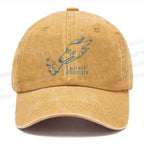 Unisex I will not elaborate Smoking Wolf Vintage Casual Washed Cap