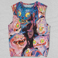 Unisex Too Much Tigers Is Never Enough Printed Tank Top