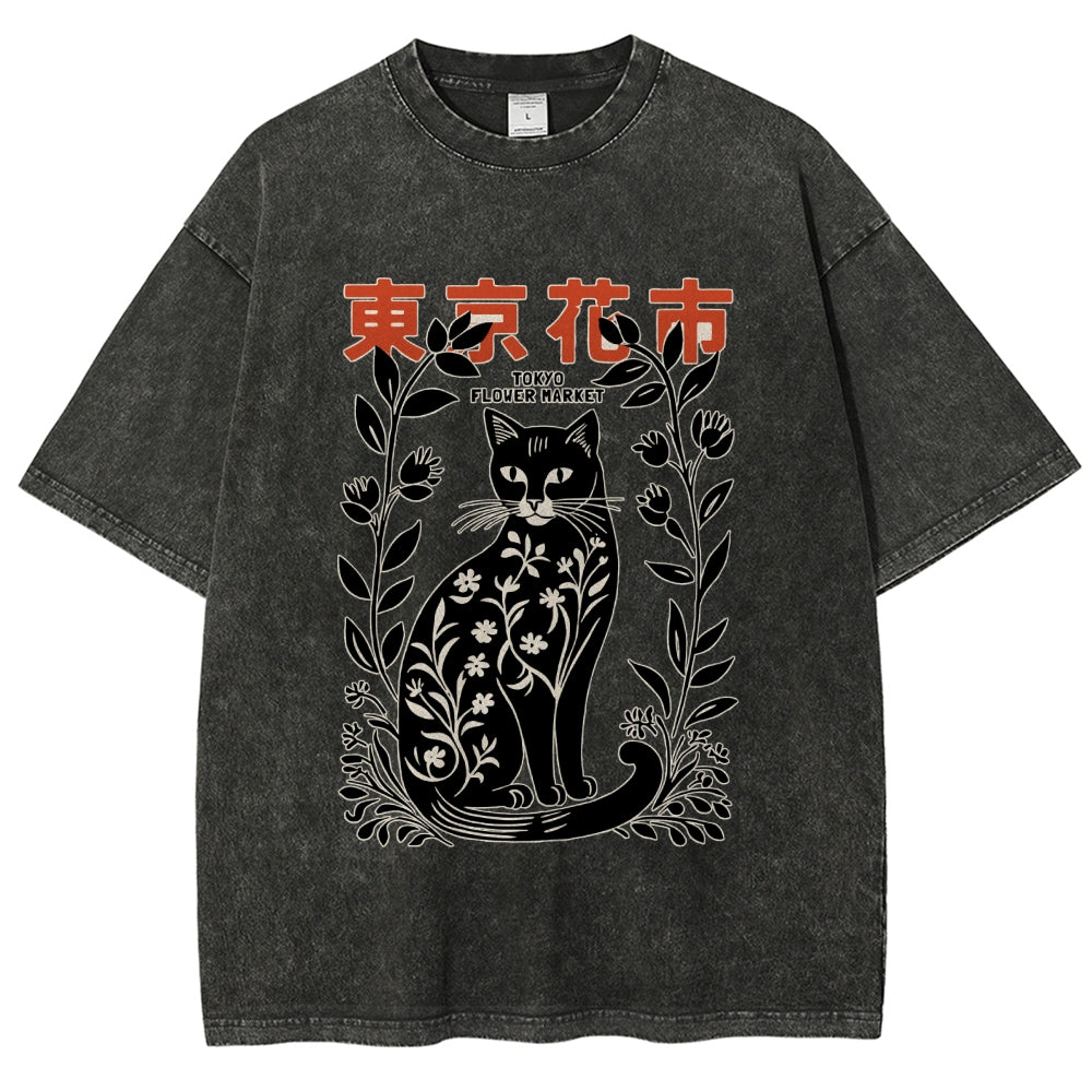 Tokyo Flower Market Washed T-Shirt