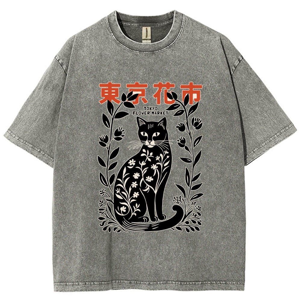 Tokyo Flower Market Washed T-Shirt