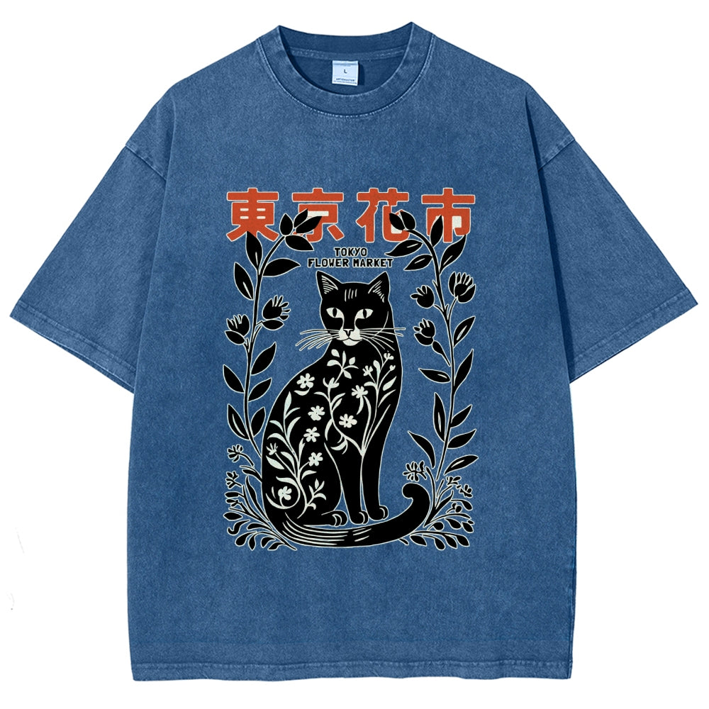 Tokyo Flower Market Washed T-Shirt