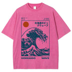 Hokkaido Wave Japan Washed T-Shirt