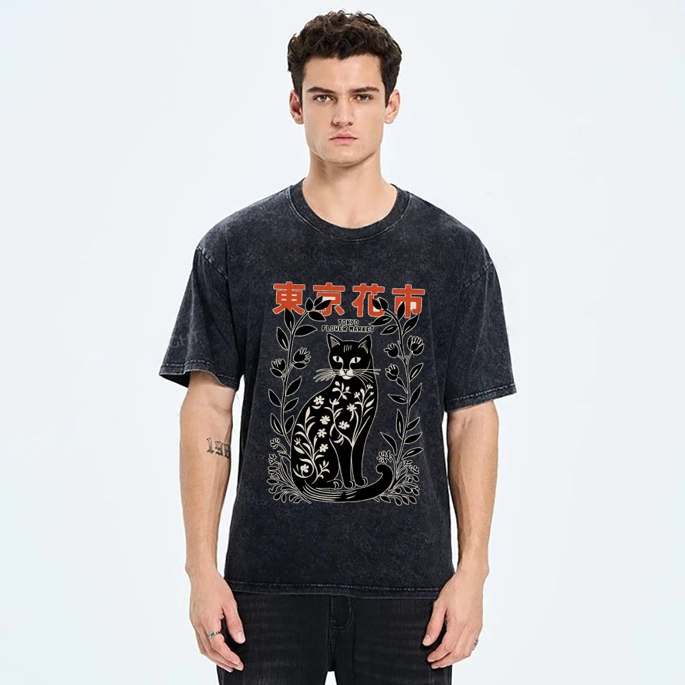Tokyo Flower Market Washed T-Shirt