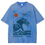 Hokkaido Wave Japan Washed T-Shirt