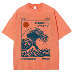 Hokkaido Wave Japan Washed T-Shirt
