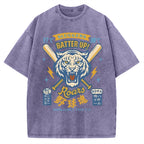 Tiger Baseball Spirit Vintage Washed T-shirt