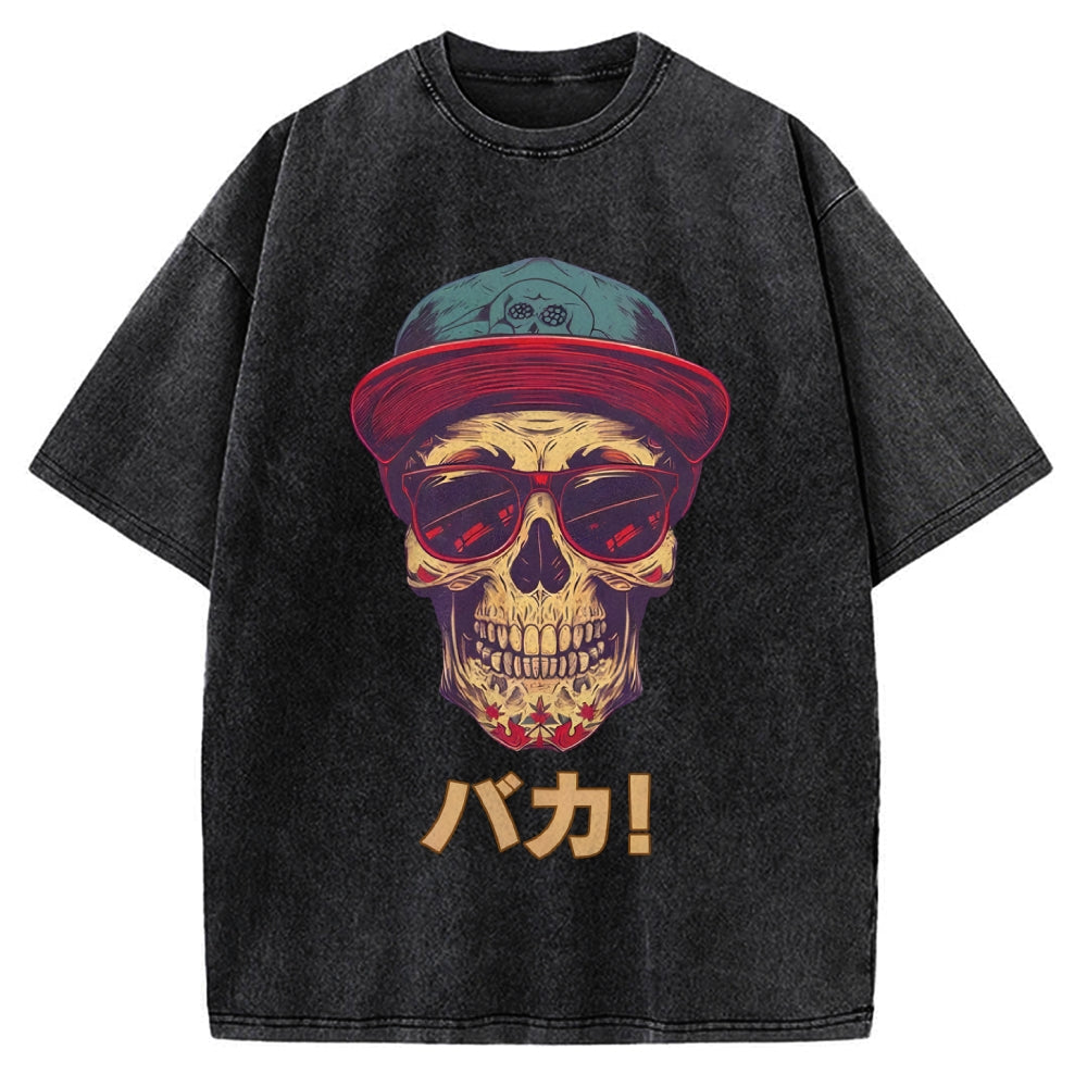 Skull Vintage Washed T-shirt