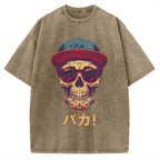 Skull Vintage Washed T-shirt