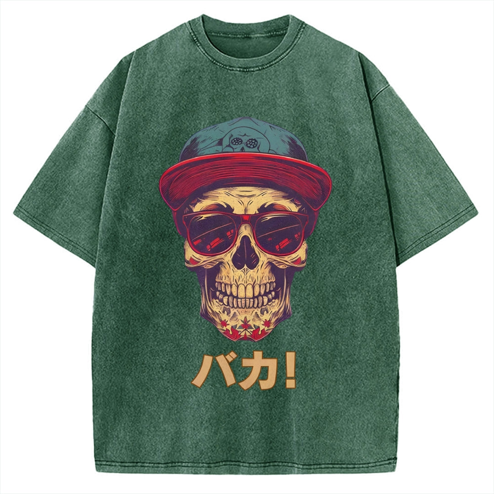 Skull Vintage Washed T-shirt