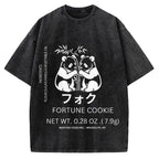 Panda Fortune cookie Graphic Vintage Washed T-shirt