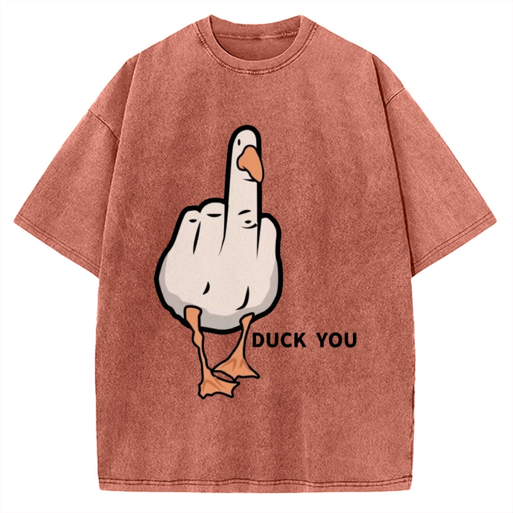 Duck You Vintage Washed T-shirt