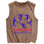 Unisex Matisse Dance Printed Washed Tank Top