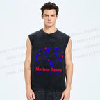 Unisex Matisse Dance Printed Washed Tank Top