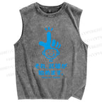 Unisex Make It Takeo Printed Washed Tank Top
